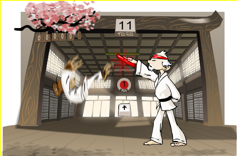 Chơi game Khỉ Học Karate giúp chú khỉ ngộ nghĩnh học võ